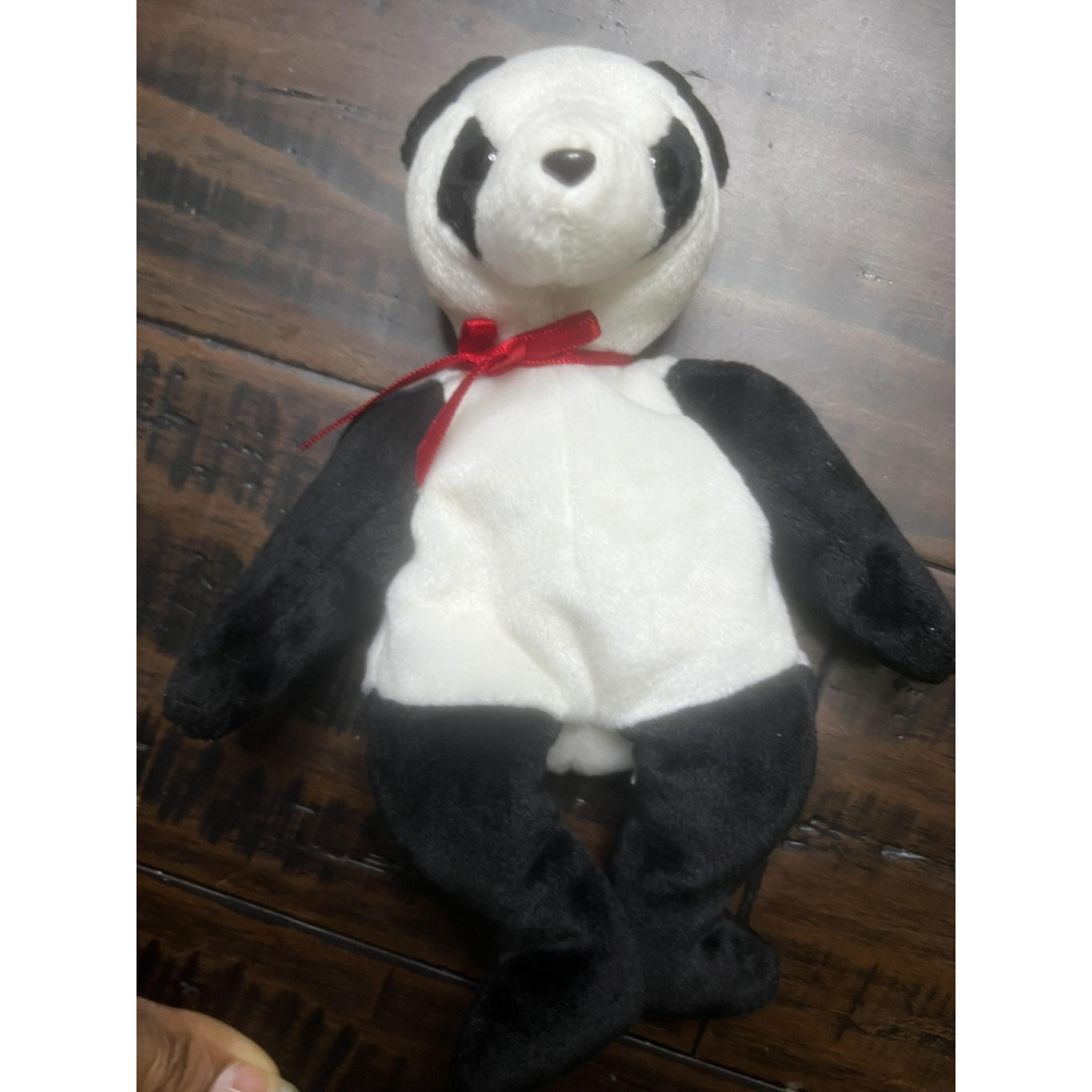 Ty Beanie Babies Fortune Panda Bear 1998 Plush